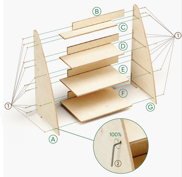 Kids Shelf – Large