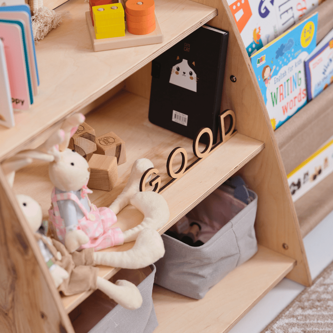 2in1 Montessori Shelf for Books and Toys | | Goodevas CA