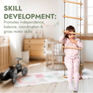 3in1 Swings Set: Rope Ladder + Gymnastic Rings + Disc Rope Swing | | Goodevas CA