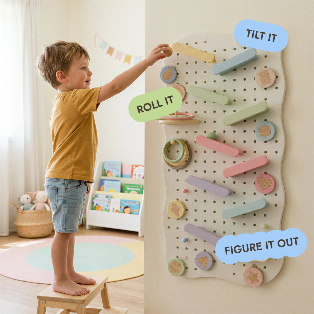 Wooden Pegboard for Kids’ Room — GoodevasBoard