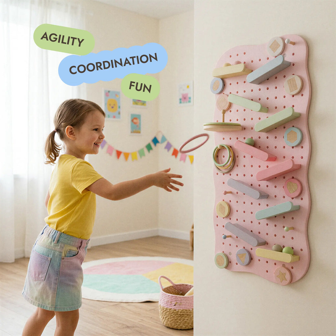 Wooden Pegboard for Kids’ Room — GoodevasBoard