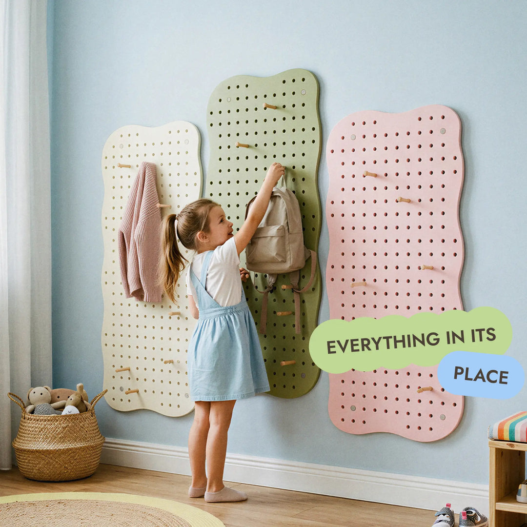 Wooden Pegboard for Kids’ Room — GoodevasBoard