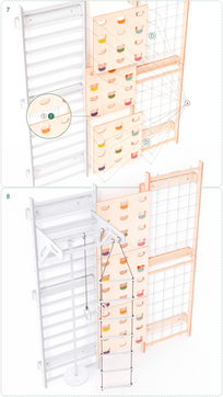 7-in-1 Indoor Climbing Frame
