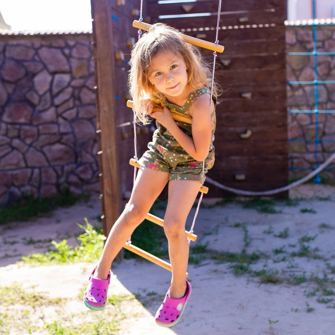 Climbing rope ladder for kids 3 - 9 y.o. | Single Swing | Goodevas