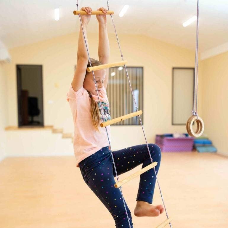 Climbing rope ladder for kids 3 - 9 y.o. | Single Swing | Goodevas