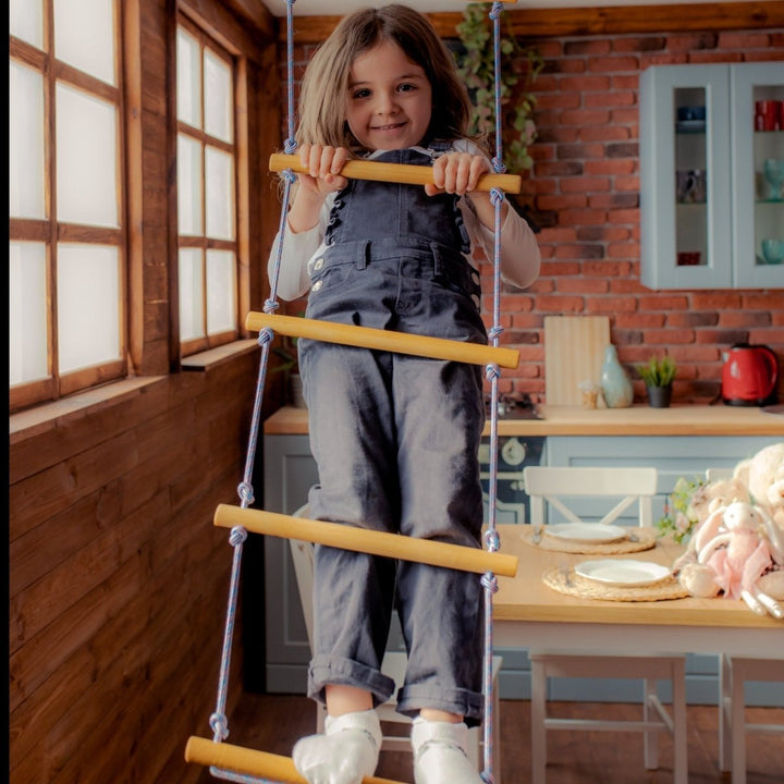 Climbing rope ladder for kids 3 - 9 y.o. | Single Swing | Goodevas