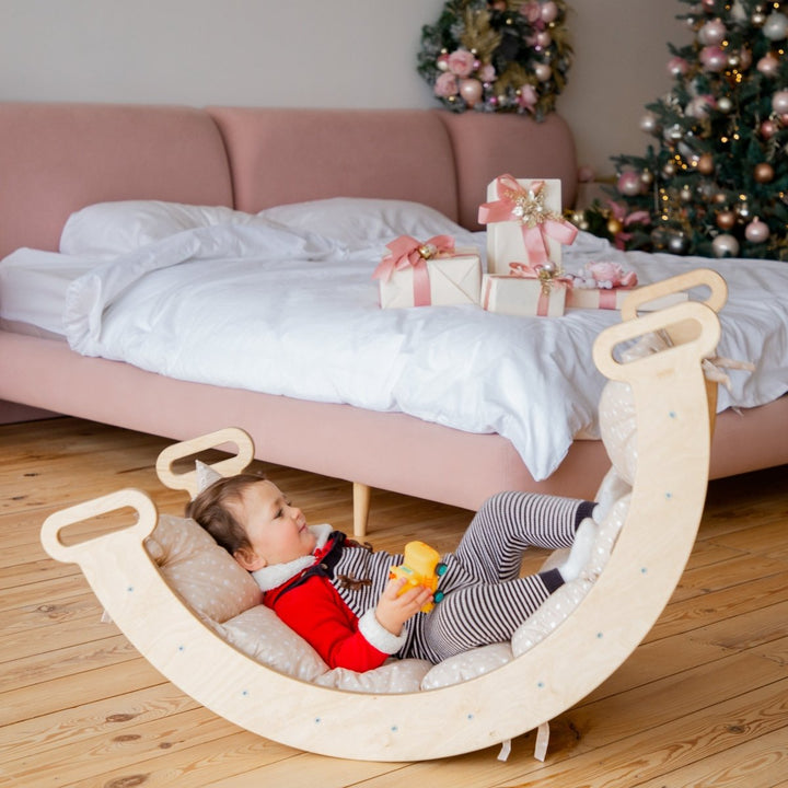 Cushion for Climbing Arch & Rocker Balance – Beige (Cushion Only) | Climbing Accessories | Goodevas
