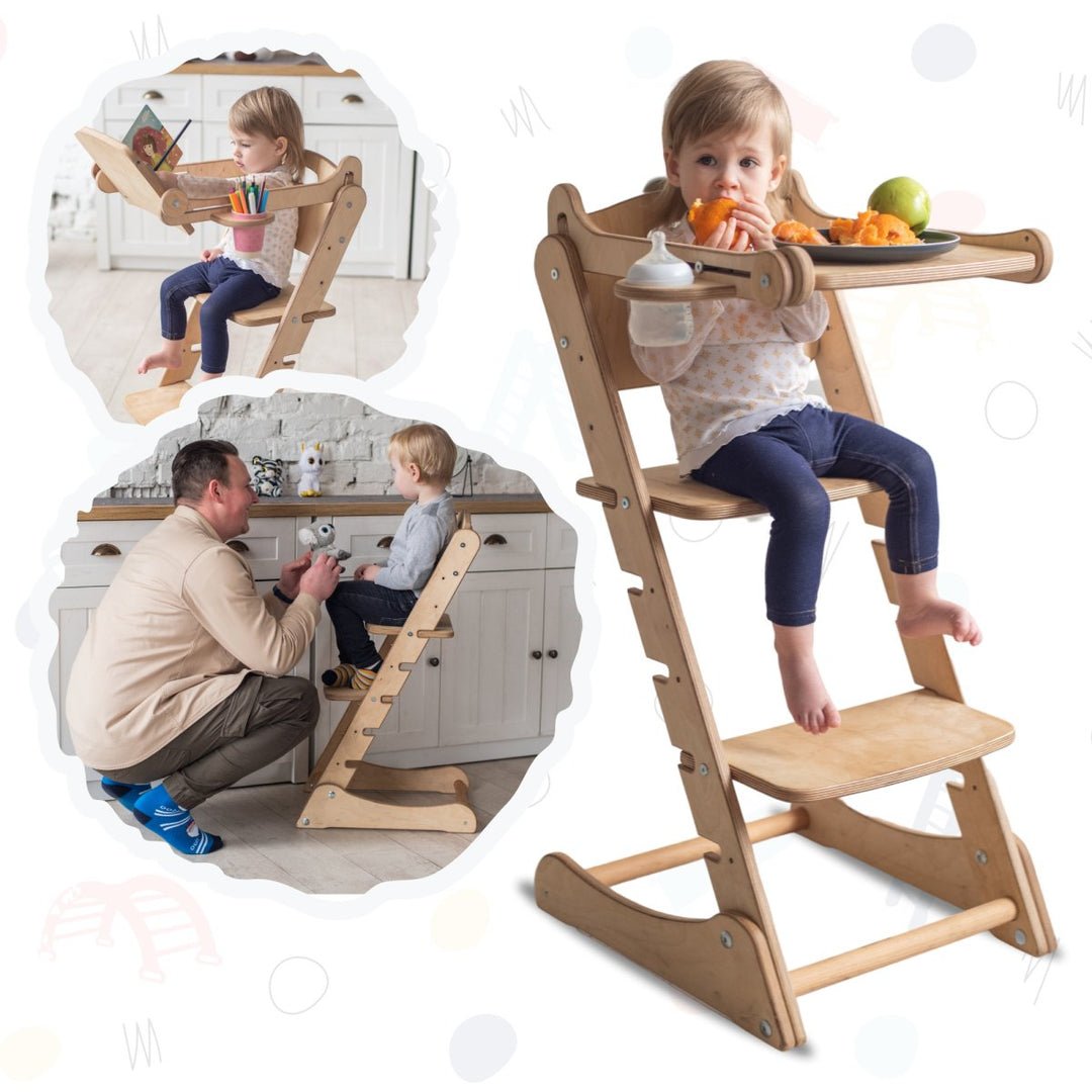 Growing Chair for Babies – Kitchen Helper Tower - Chocolate | Growing chairs | Goodevas