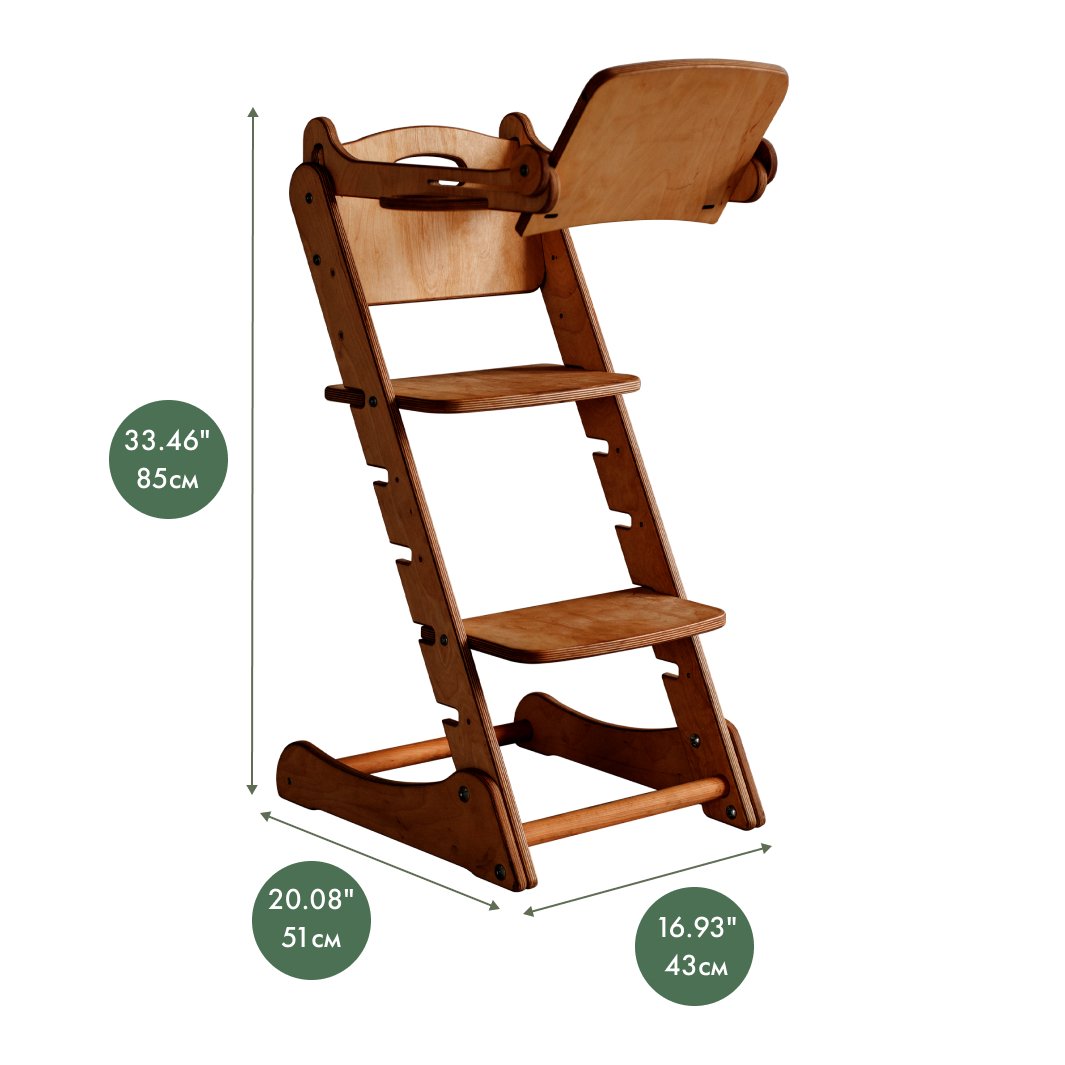 Growing Chair for Babies – Kitchen Helper Tower - Chocolate | Growing chairs | Goodevas