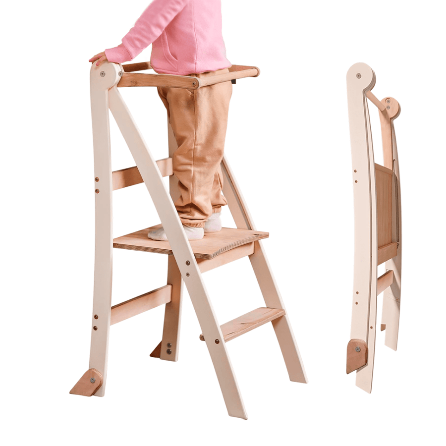 Helper Tower: A Multi - functional Foldable Step Stool for Kids | | Goodevas