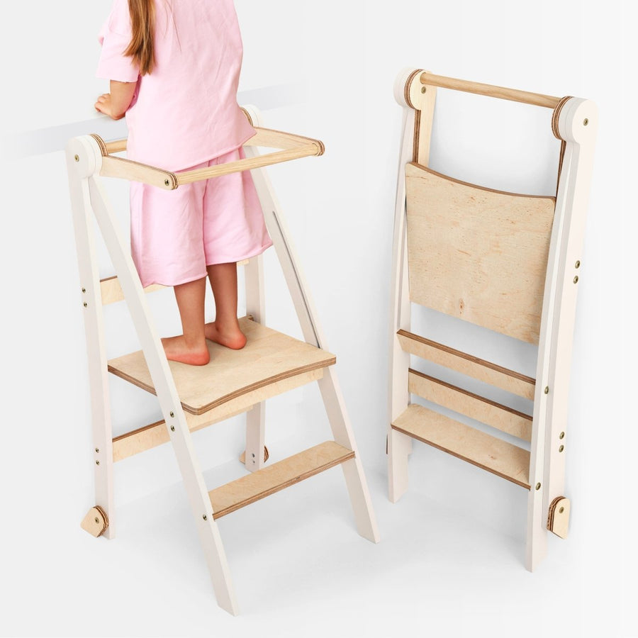 Helper Tower: A Multi - functional Foldable Step Stool for Kids | | Goodevas