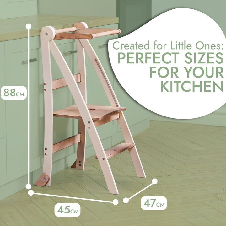 Helper Tower: A Multi - functional Foldable Step Stool for Kids | | Goodevas