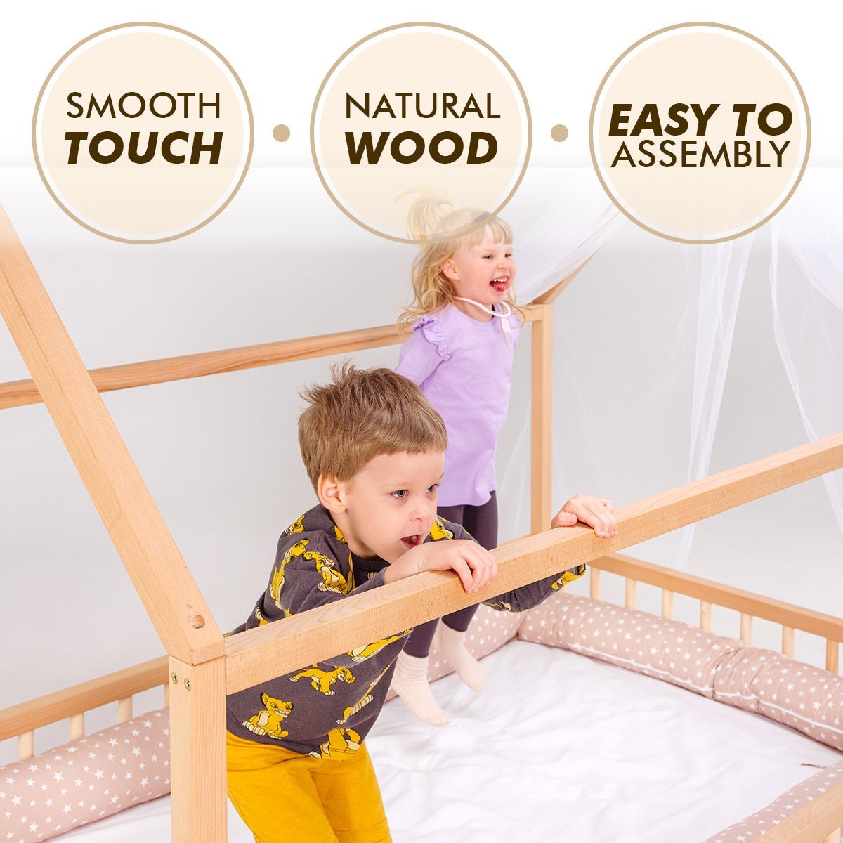 House Bed For Kids and Toddlers from 1 y.o. (US Twin - Size) | Beds | Goodevas