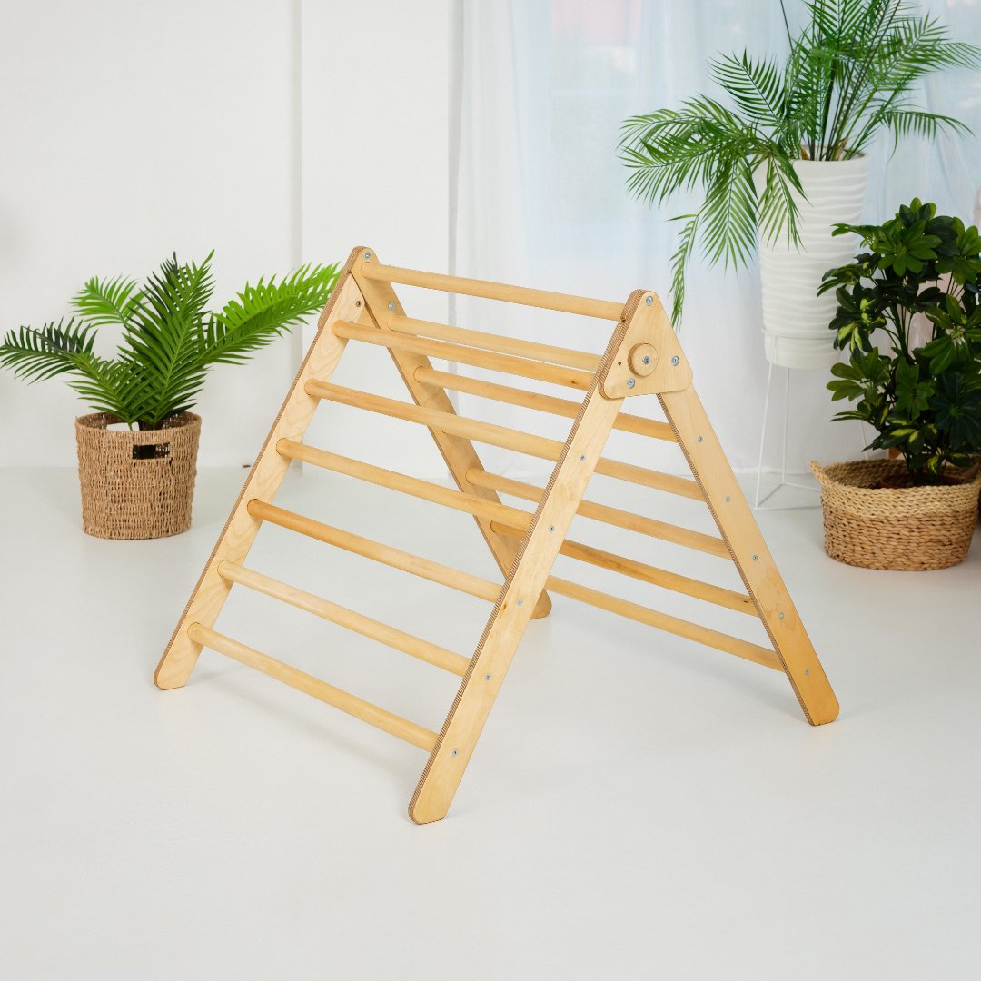 Indoor Montessori Triangle Climbing Ladder for Toddlers 1 - 7 y.o. | | Goodevas CA