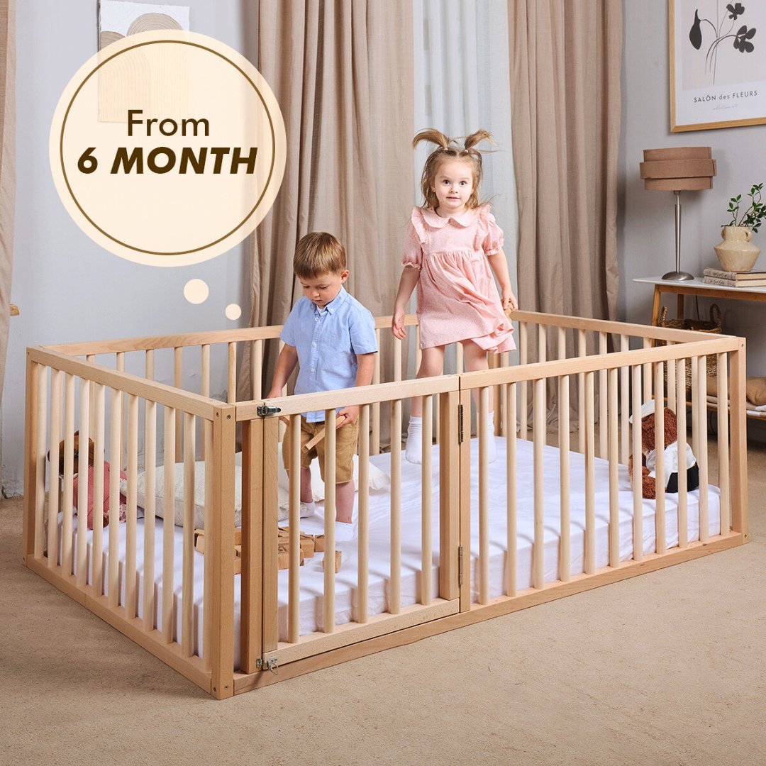 Montessori Bed For Kids and Toddlers from 6 month (US Full Size) | Beds | Goodevas