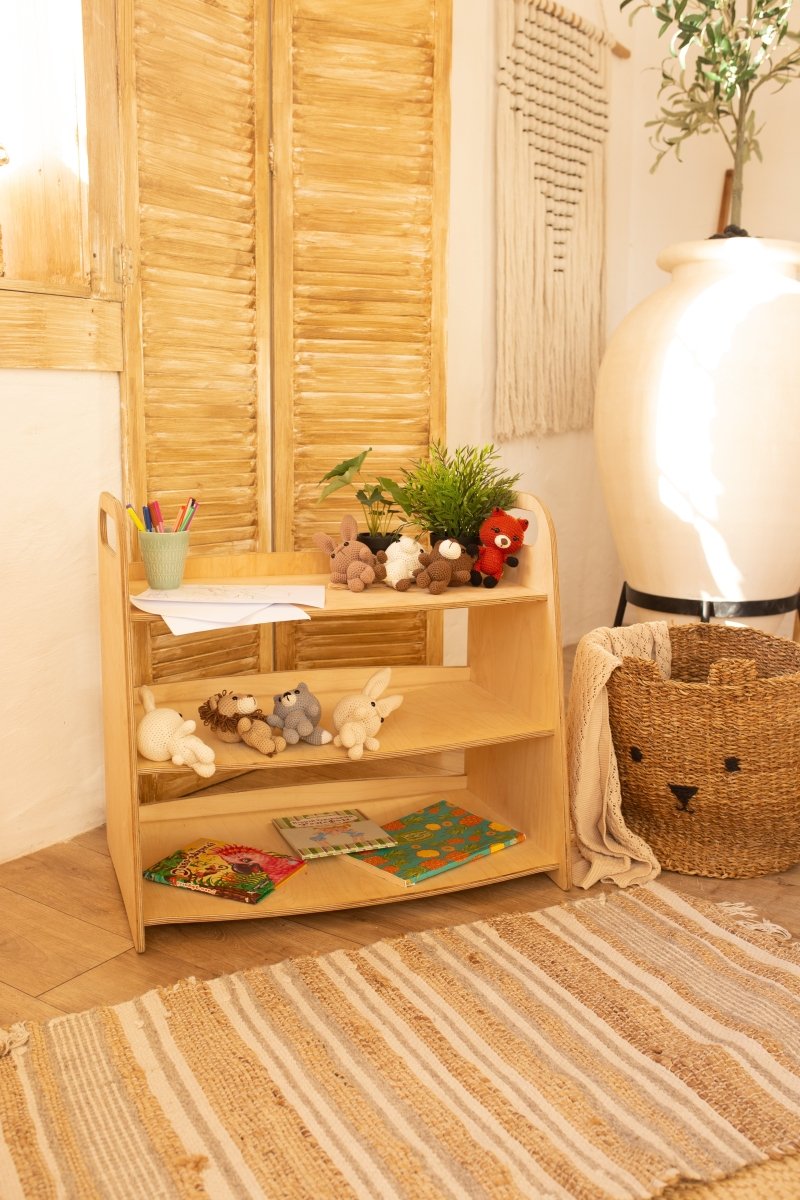 Montessori Wooden Toy Shelf | Shelves | Goodevas