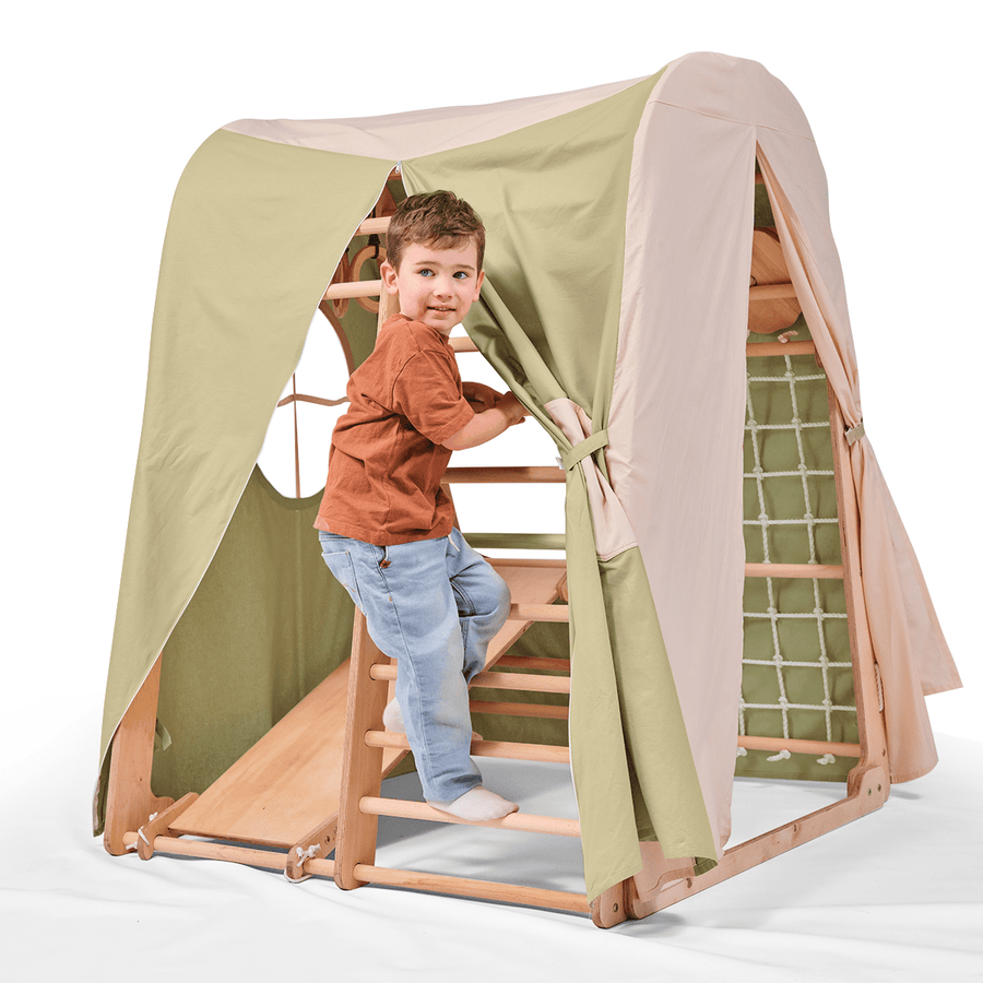 Play Tent Cover for Indoor Wooden Playground | | Goodevas