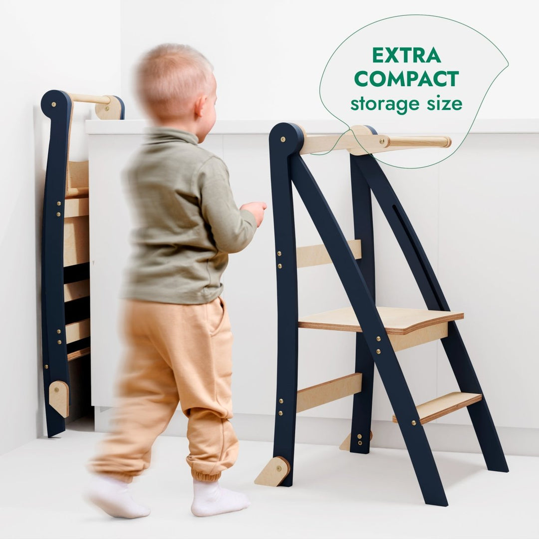 Toddler Tower: Step stool for Kids - Graphite | | Goodevas