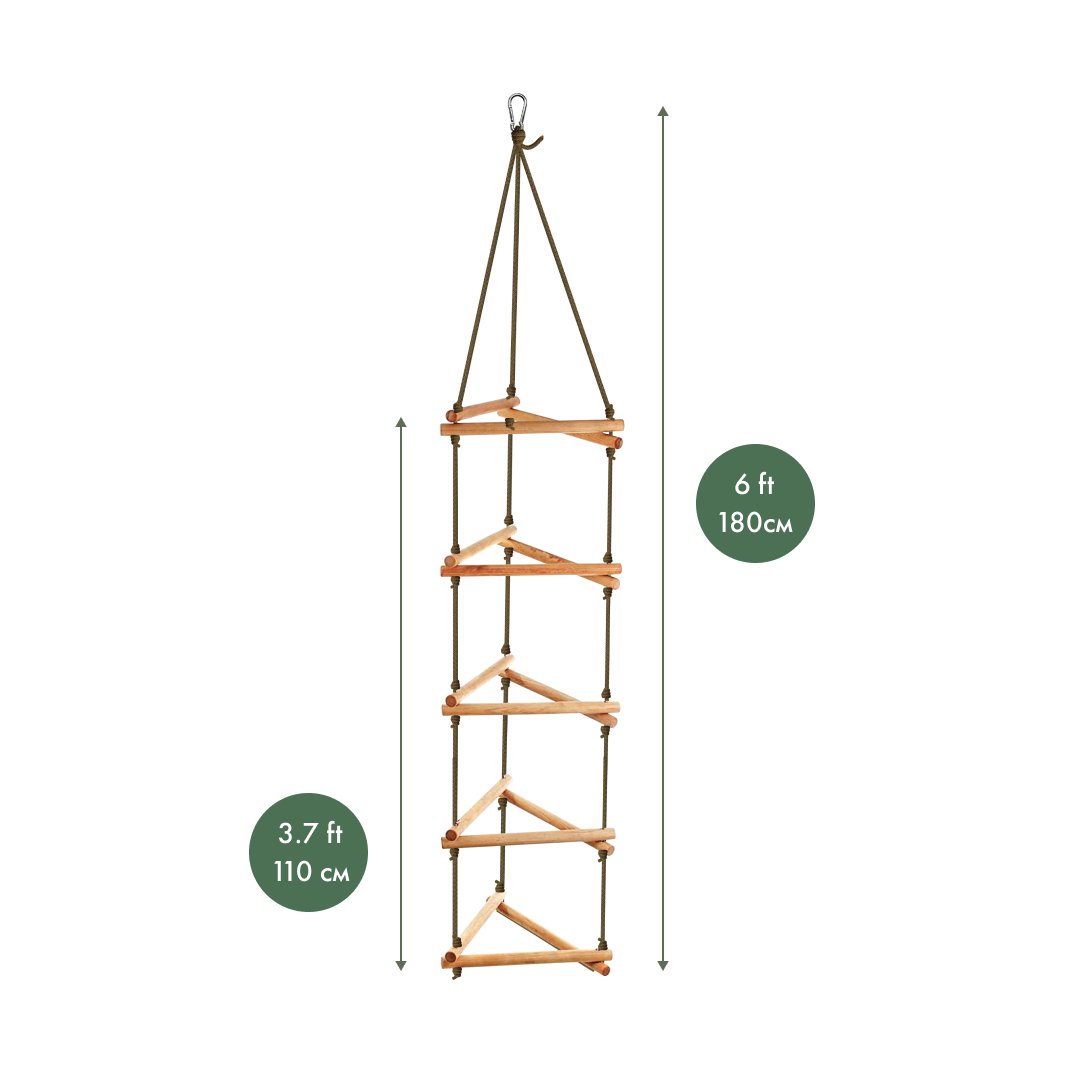 Triangle rope ladder for kids | Single Swing | Goodevas