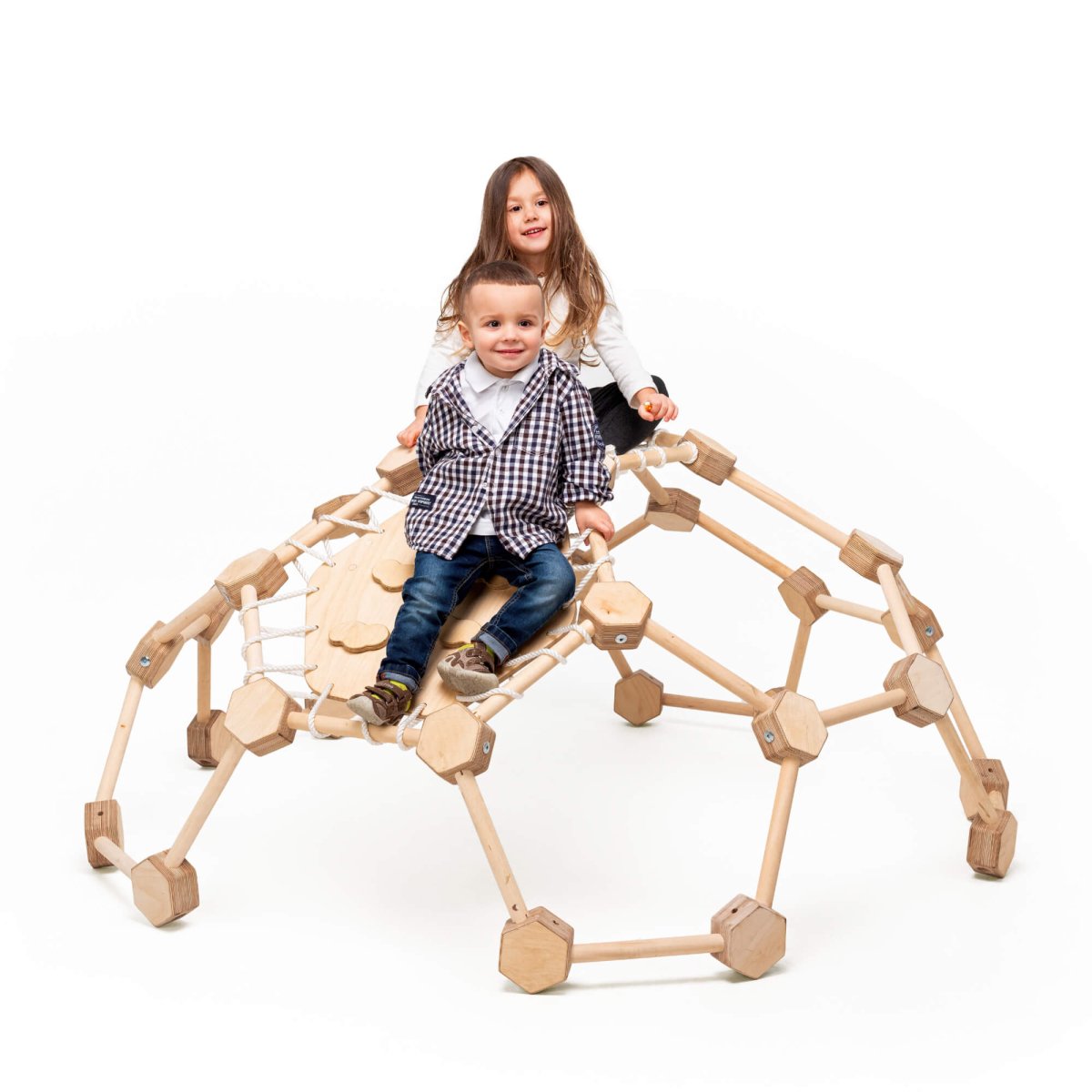 Wooden Climbing Frame Geodome / Climbing Dome for Kids 2 - 6 y.o. | Climbing Dome | Goodevas