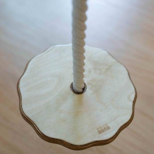 Wooden rope swing for kids | Single Swing | Goodevas