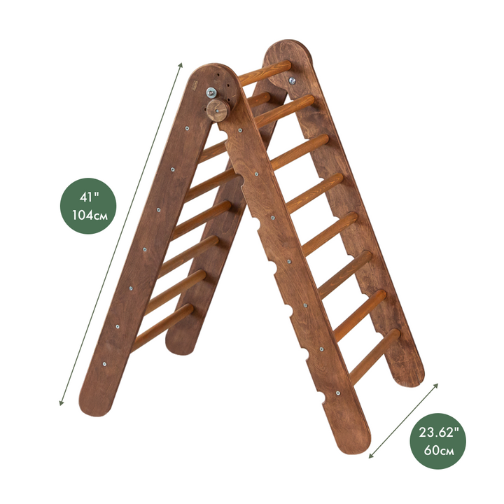 Triangle Ladder - Montessori Climber for Toddlers 1-7 y.o. – Chocolate